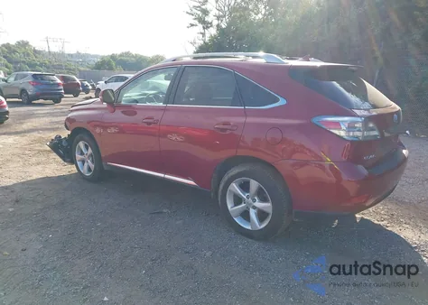 2010 Lexus Rx 350 from USA, damaged, VIN 2T2BK1BA8AC079290